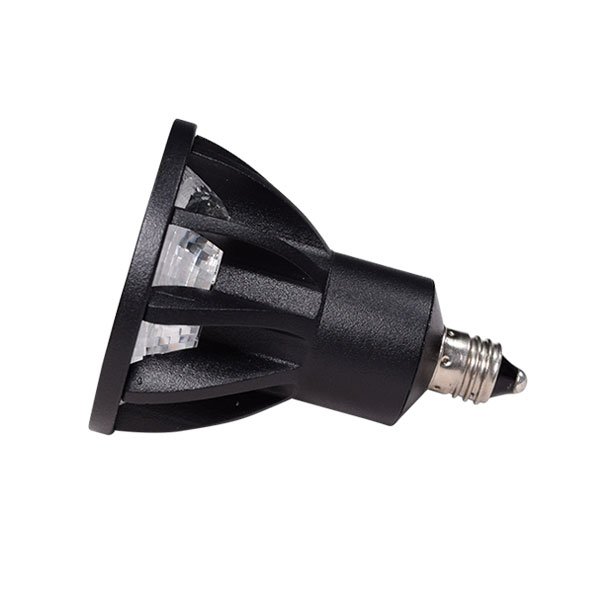 画像2: ダクトレール用スポットライトショート器具セット LED電球 E11 高演色Ra92 調光器対応 フリッカーフリー 中角24° Blackモデル 電球色2700K 520lm 7W(ダイクロハロゲン60W相当) JDRφ50タイプ + LCX100E112BKショートセット 2年保証