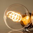 画像3: LED電球 E26 高演色Ra97 フィラメント電球 エジソン電球 エジソン球 スパイラル ボール形 3W 230lm 濃い電球色(2200K) 白熱電球20W-30W相当 クリアタイプ 1年保証 (3)