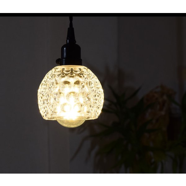 画像4: ペンダントライト 【電球なし/コード94cm/カバーあり】 ガラスシェード 北欧 アンティーク レトロ モダン おしゃれ LED E26 1灯 シーリングライト 天井照明 照明器具 ダイニング キッチン リビング 寝室 食卓 カフェ 店舗 電球別売 BBL-EP80