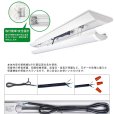 画像4: 【3年保証】LEDベースライト 防水 防雨 防湿型 IP65 蛍光灯 40W型 2灯相当 32.5W 5200lm 逆富士型 器具一体型 直管タイプ 天井直付け 高輝度 演色性Ra84 昼白色(5000K)/昼光色(6000K) 照射角度180° 薄型 フリッカーフリー ノイズレス 同梱不可 (4)