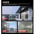 画像9: 【3年保証】LEDベースライト 防水 防雨 防湿型 IP65 蛍光灯 40W型 2灯相当 50W 8000lm 逆富士型 器具一体型 直管タイプ 天井直付け 高輝度 演色性Ra84 昼白色(5000K)/昼光色(6000K) 照射角度180° 薄型 フリッカーフリー ノイズレス 同梱不可