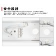 画像6: 【3年保証】送料無料(一部地域を除く) LEDベースライト LED蛍光灯 トラフ型 器具一体型 直管タイプ 天井直付け 薄型 ライトバー フリッカーフリー ノイズレス 高輝度 1600lm 10W 演色性Ra80 昼白色(5000K)/昼光色(6000K) 照射角度180° 蛍光灯 20W型 2灯相当 同梱不可