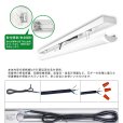画像4: 【3年保証】LEDベースライト 防水 防雨 防湿型 IP65 蛍光灯 40W型 2灯相当 50W 8000lm トラフ型 器具一体型 直管タイプ 天井直付け 高輝度 演色性Ra84 昼白色(5000K)/昼光色(6000K) 照射角度180° 薄型 フリッカーフリー ノイズレス 同梱不可 (4)