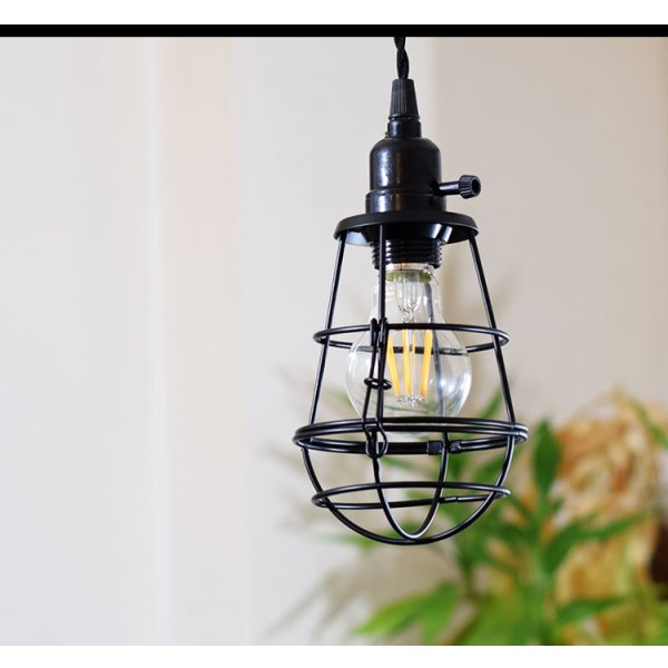 画像5: ペンダントライト 【電球あり/コード94cm/カバーあり】 北欧 アンティーク レトロ モダン おしゃれ シンプル LED E26 1灯 シーリングライト 天井照明 照明 照明器具 ダイニング キッチン リビング 寝室 食卓 カフェ 店舗 電球灯具セット BTF-EP102