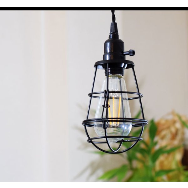 画像6: ペンダントライト 【電球あり/コード94cm/カバーあり】 北欧 アンティーク レトロ モダン おしゃれ シンプル LED E26 1灯 シーリングライト 天井照明 照明 照明器具 ダイニング キッチン リビング 寝室 食卓 カフェ 店舗 電球灯具セット BTF-EP102