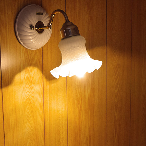 BeeLIGHTのLED電球「BD-0417MC」の商品画像。実際の配光写真。