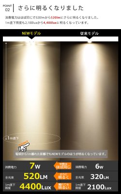 画像6: 【数量限定価格】 LED電球 E11 高演色Ra92 調光器対応 フリッカーフリー 狭角15° Blackモデル 電球色2700K 520lm 7W(ダイクロハロゲン60W相当) JDRφ50タイプ