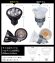 画像8: 新商品　LED電球　E11　高演色Ra92　調光器対応　中角24°　Blackモデル　濃い電球色2400K　510lm　7W(ダイクロハロゲン60W相当)　JDRφ50タイプ　2年保証