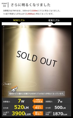 画像6: 【数量限定価格】 LED電球 E11 高演色Ra92 調光器対応 フリッカーフリー 中角24° Blackモデル 電球色2700K 520lm 7W(ダイクロハロゲン60W相当) JDRφ50タイプ