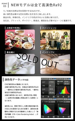 画像8: 【数量限定価格】 LED電球 E11 高演色Ra92 調光器対応 フリッカーフリー 中角24° Blackモデル 電球色2700K 520lm 7W(ダイクロハロゲン60W相当) JDRφ50タイプ