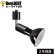 画像1: LED電球　12W　口金E26　調光器対応　高演色Ra92　フリッカーフリー　Blackモデル　ビーム球・レフ球100W相当　昼白色5000K　+ LCX150E263BKショート器具セット　2年保証