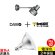画像1: 【防雨型エクステリアライト用器具セット】 LEDビーム電球 口金E26 【高演色 クラス2】 【演色A】 高演色Ra92 非調光 フリッカーフリー ノイズレス 防塵 防水 仕様 IP65 電球色3000K 15Ｗ ビーム球160Ｗ相当 ビーム角度120° PAR38 + 大光電機 DOL-3766XS 器具セット 2年保証 工事必要 同梱不可【送料無料対象外商品】