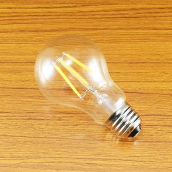 画像4: LED電球 E26 6W LEDフィラメント電球 エジソン電球 エジソン球 クリアタイプ 電球色2700K(白熱電球60W相当) 810lm 照射角度360°60Wシリカ電球と同サイズ 1年保証