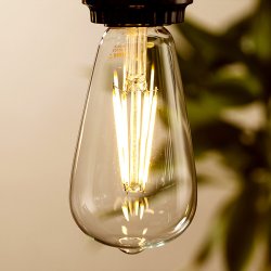画像3: LED電球 E26 エジソン電球 エジソン球 6W 電球色2700K クリアタイプ 60W相当 1年保証