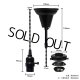画像: 【即納】ペンダントライト 天井照明 照明器具 [灯具] E26ソケット付きコード・シーリングカバー付き(110×940mm) 引掛けシーリング ブラック スイッチ付き ※電球別売※